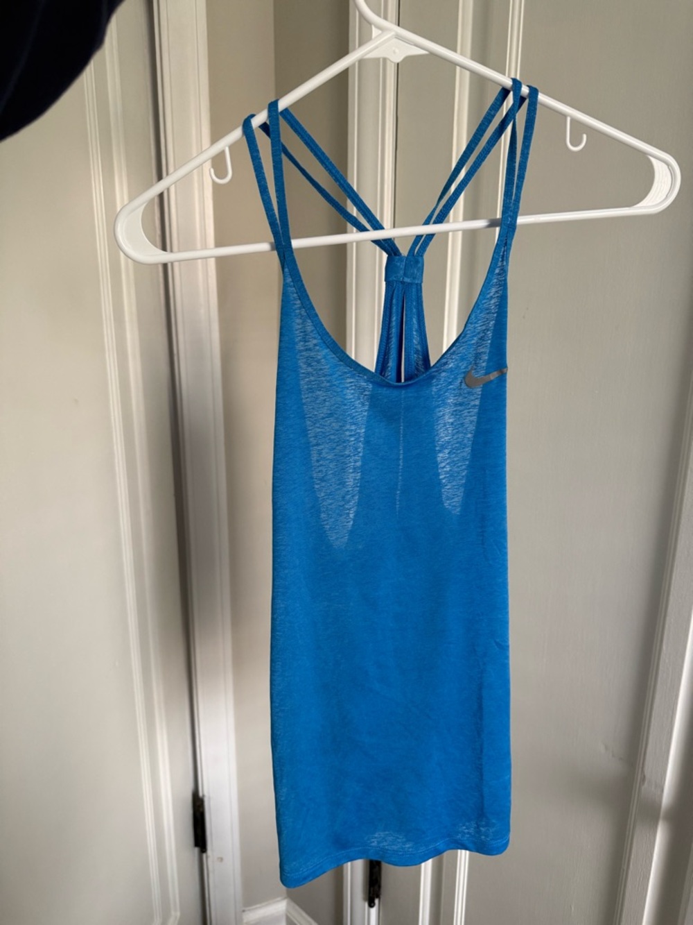 Nike Electric Blue Double-Strap Tank Top